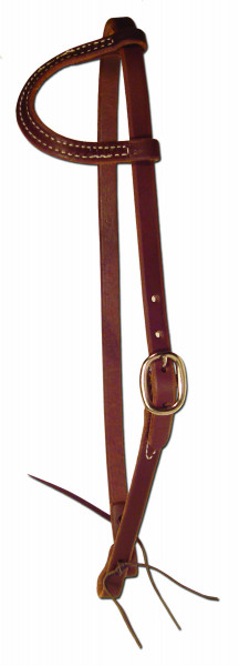 Ultimate Cowboy Gear Einohr Kopfstück Oiled Stitched