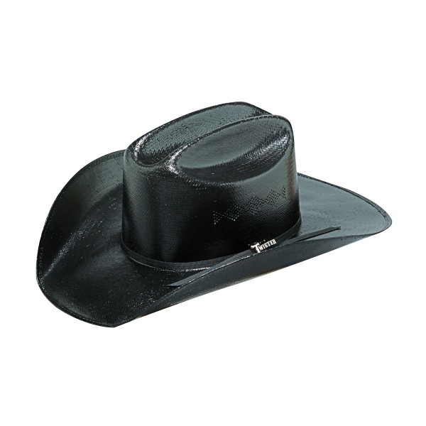 Twister black Shantung Strohhut