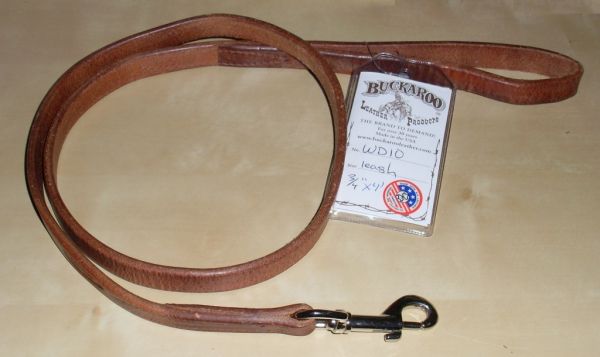 Buckaroo Leather Dog Leash Hundeleine
