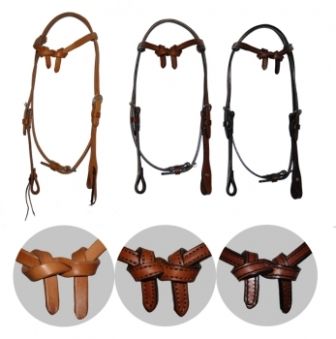 RANCH-WORK Knotted Harness Kopfstück
