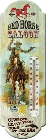 Thermometer Red Horse Saloon
