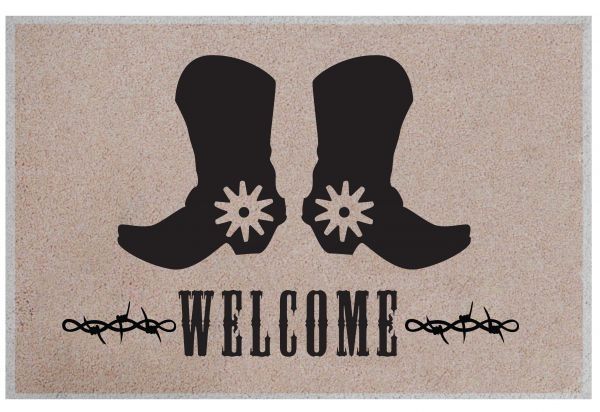 Fußmatte Boots 'n Spurs