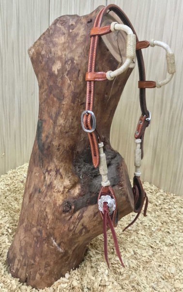 Zweiohrkopfstück Buckaroo Rawhide