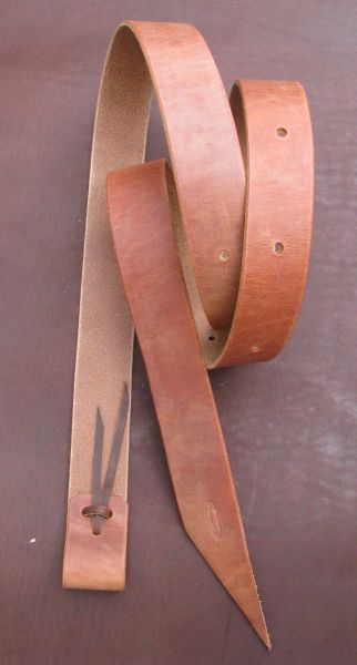 Buckaroo Leather Tie Strap Ultimate Harness natur