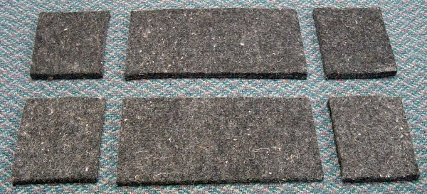 Diamond Wool Contoured Relief Ersatzfilz