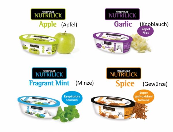 Horseware NutriLick gesunder Leckstein in 4 Geschmacksrichtungen