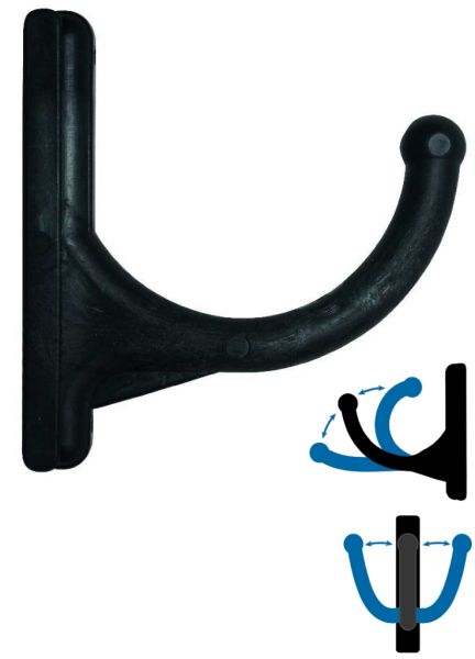 Trensenhalter Haken Flexi