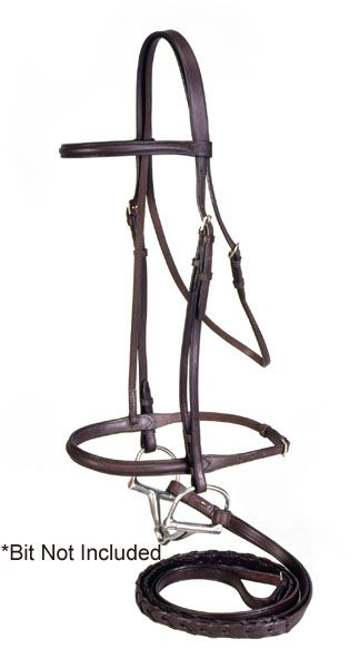 Hunter Trense mit Zügel brown