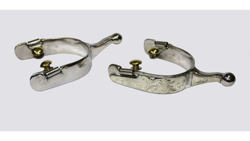 Kugelsporen: Show Kugelsporen GS German Silver Chrom Flower-Applikation