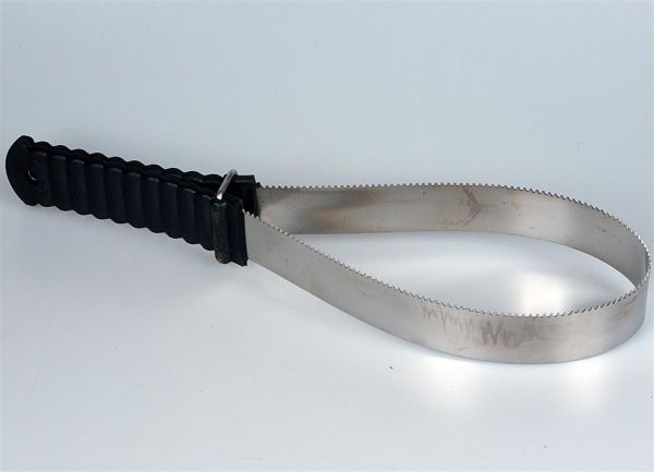 Schweißmesser Metall mit einseitigen Zacken