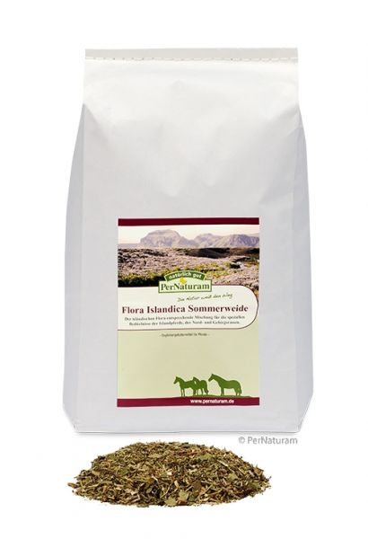PerNaturam Flora Islandica Sommerweide Kräutermischung 1 kg - Stoffwechsel