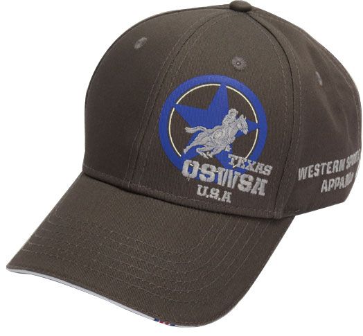 OSWSA MENS CAP STAR rhinogrey