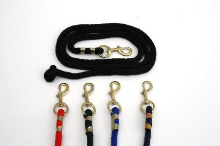 Führstrich/Anbinder aus NYLON mit BRASS-SNAPP