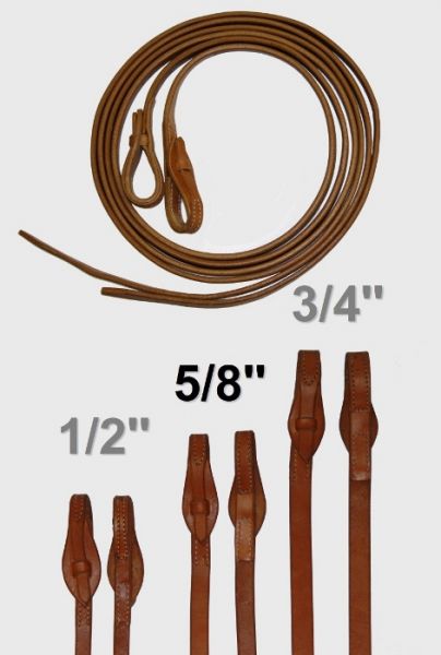 Quick Change Hermann Oak Harness Zügel 16 mm breit
