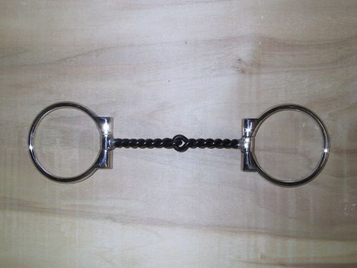 SNAFFLE D-RING TWISTED-WIRE, dick