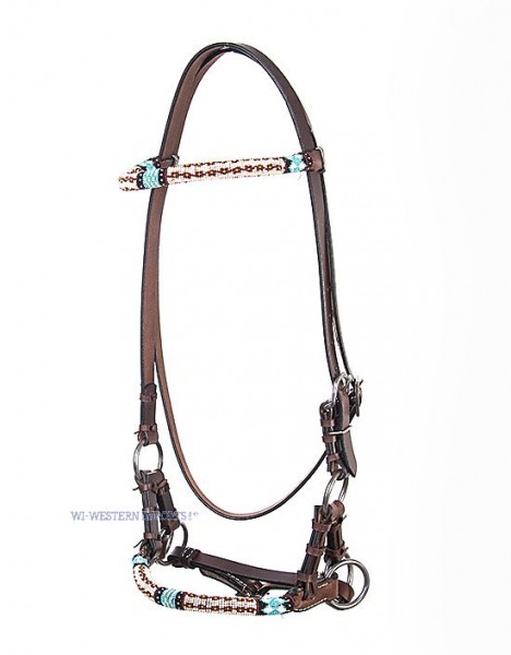 Sidepull Beaded dark oiled