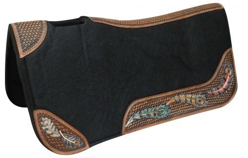 "Showman Filzpad Painted Peacock Feather 1"""