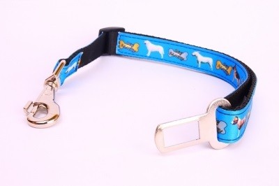 Julius K9 Sicherheitsgurt Pkw Adapter blau