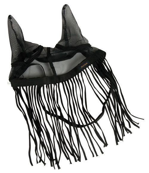 Fransenstirnband mit Ohren - Flyveil Fliegenhaube