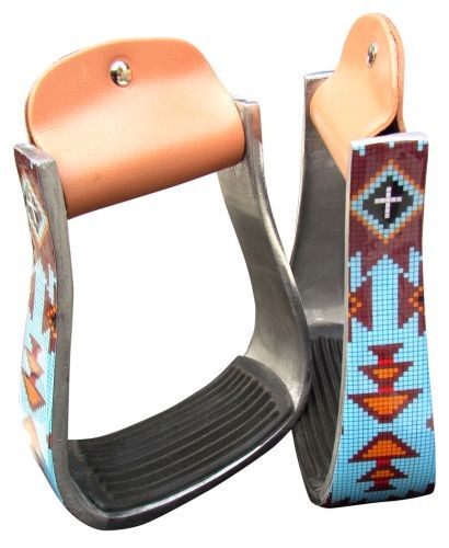 Showman Navajo Print Steigbügel