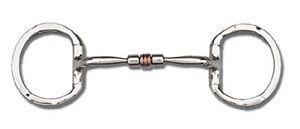 Myler Eggbutt Copper Roller MS 03 mit Ösen Stufe 1