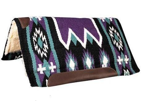 Dakota Wollpad 34 x 36 purple/black