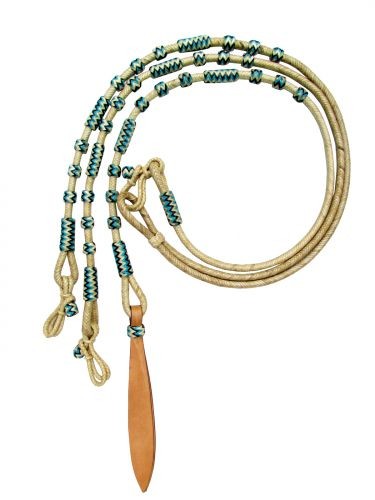 Romal Reins Blue Rowhide