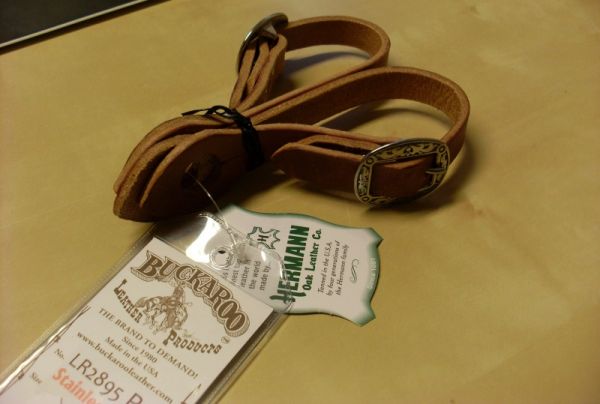 Buckaroo Slobber Straps Engraved Buckles