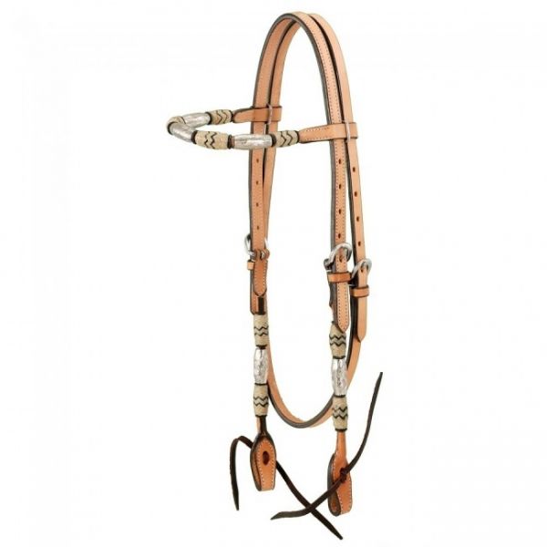 Browband Kopfstück Rawhide Silver Barrel