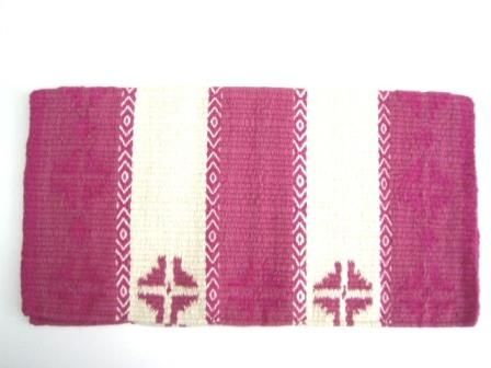 TexMex Showblanket White&Pink