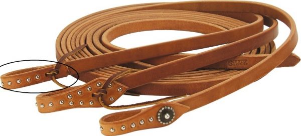 Schutz Brothers Spotted Waterloop Harness Reins