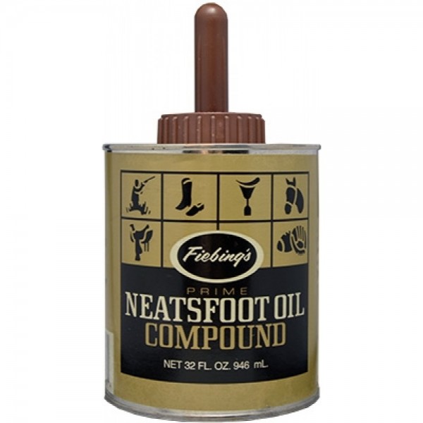 Fiebing's Prime Neatsfoot oil compound mit Pinsel