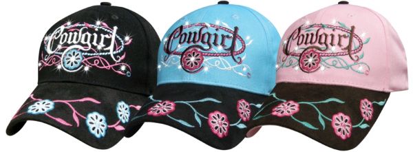Cap Cowgirl Prairie Rose