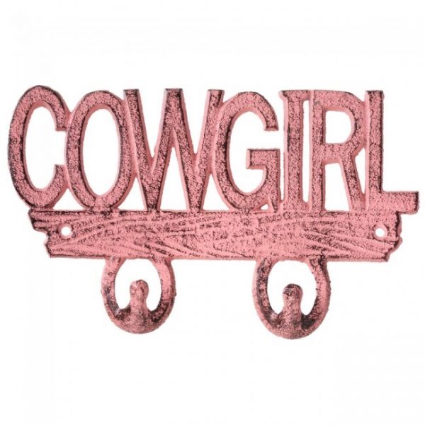 Key Rack Kleiderhaken Cowgirl pink