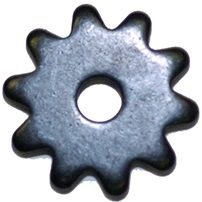 Sporenrädchen klein 10fach schwarz