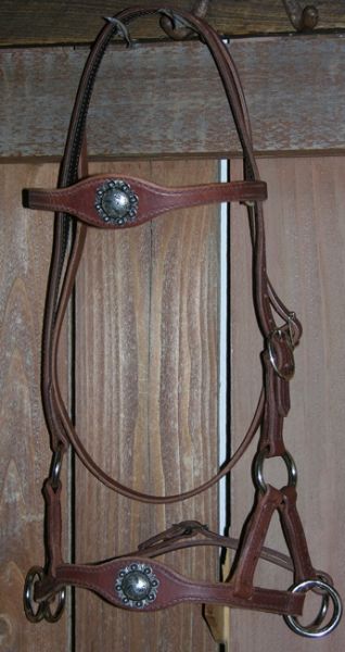 Buckaroo Old West Visalia Flat Nose Sidepull