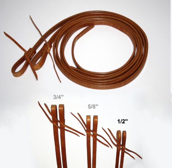 Split Reins Hermann Oak Leder 1/2