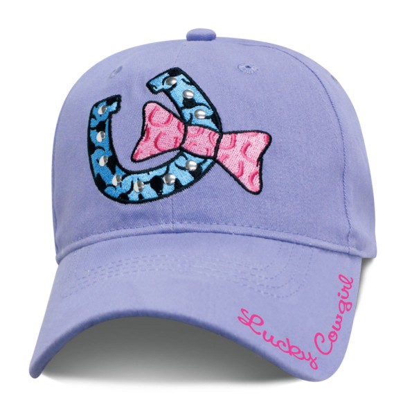 Cap Lucky Cowgirl Horseshoe Bowtie