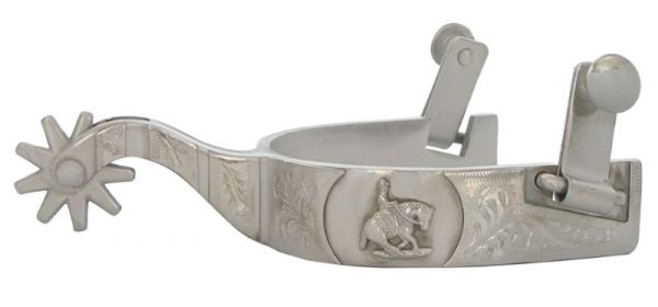 Showman Engraved Ladies Reining Spurs