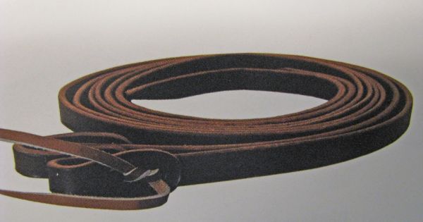 Buckaroo Dark Chocolate Harness Split Reins 5/8'