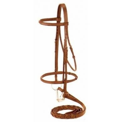 Hunter Trense mit Zügel chestnut