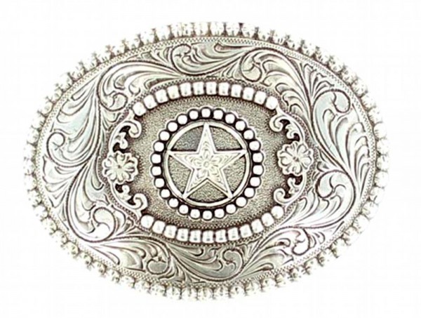 Mens Buckle Oval Star
