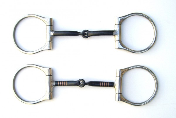 Heavy Black D Ring Snaffle