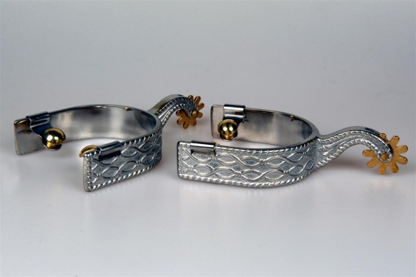 Show Sporen GS German Silver Chrom