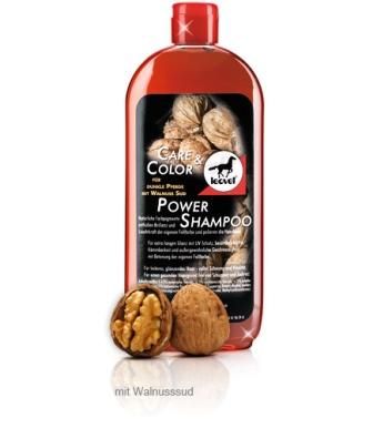 Leovet Power Shampoo mit Walnuss dunkle Pferde