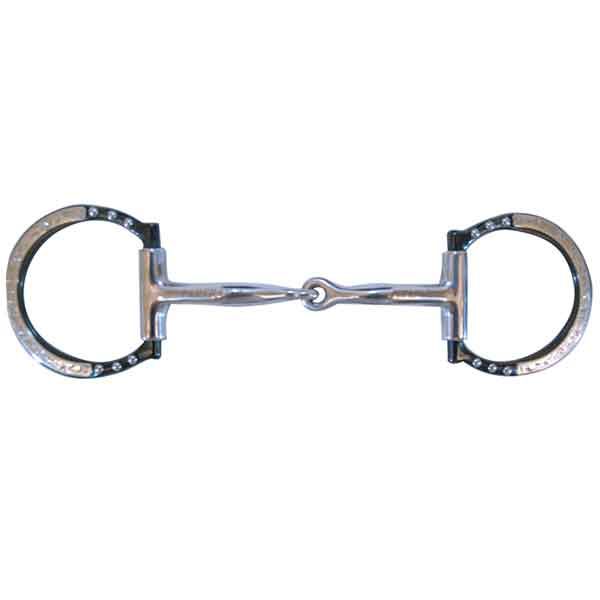 Snaffle Bit D-Ring FG Collection Showausführung Black Satin