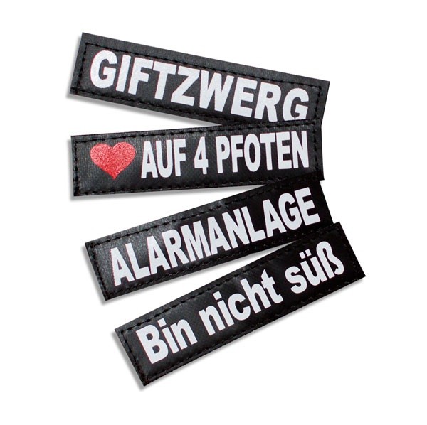 Julius K9 Klettlogo in verschiedenen Größen und Texten