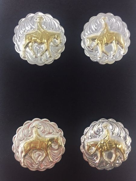 Pleasure Number Pins 4er Set german silver