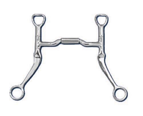 Myler Flat Shank Mullen Barrel Low Port Bit MB 06 Stufe 2-3
