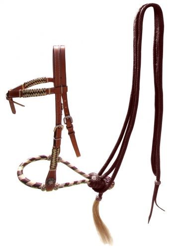 Showman Bosal Set Natural brown